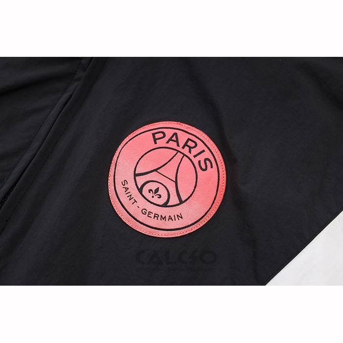 Tuta da Track di Giacca a Vento Paris Saint-Germain 2025-2026 Nero Rosa